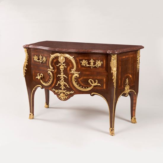 A Pair of Commodes In the Régence Manner by Gervais Durand